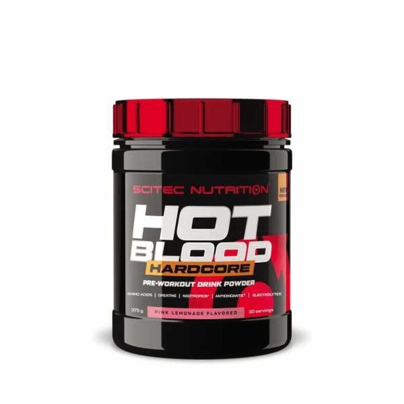 Pre-entreno Hot Blood Hardcore 375 Gr Frutas - Scitec Nutrition