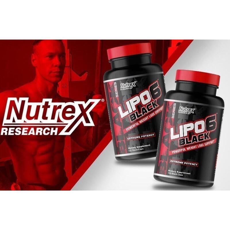 Lipo 6 Black - 120 drageias - Nutrex