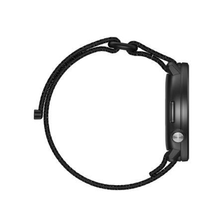 Unite Hook & Loop Unisex Fitness Watch - Black