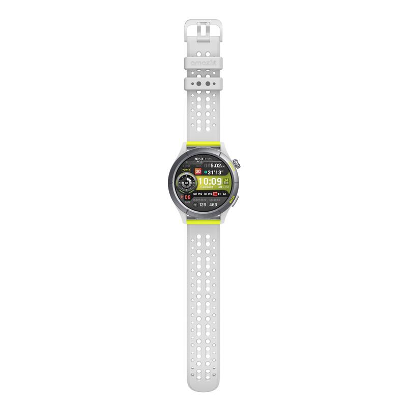 Cheetah Round Smart Sports Watch - Grey/Yellow