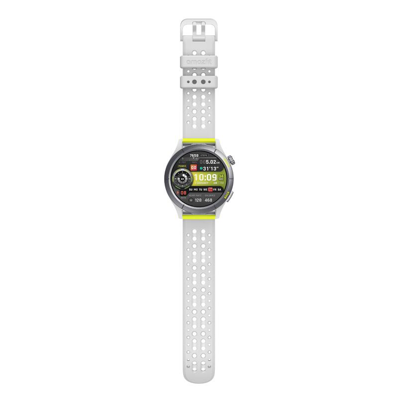 Cheetah 圓形錶盤智能運動手錶 - 灰色/黃色