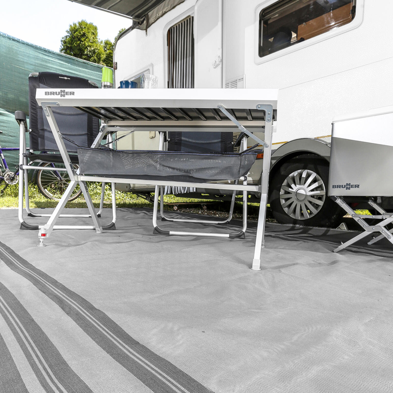 Voortent tapijt kampeertent vloer caravan outdoor 3/5