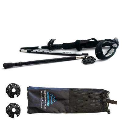 Alu nordic walking stokken wandelstokken trekkingstokken opvouwbaar 115 127cm