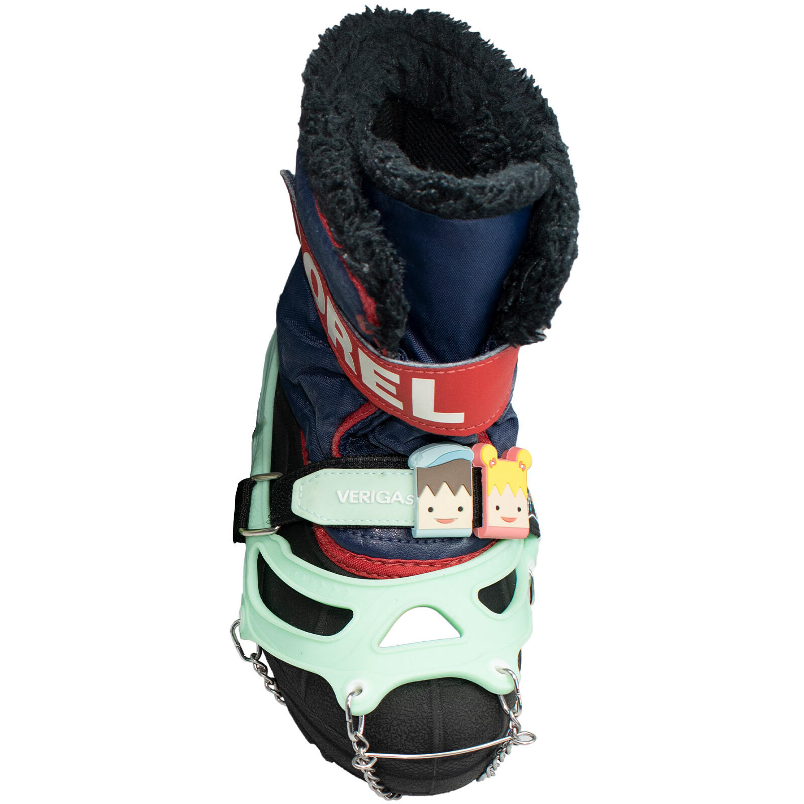 Family Track Kids Crampons à chaussures glace neige 3/6