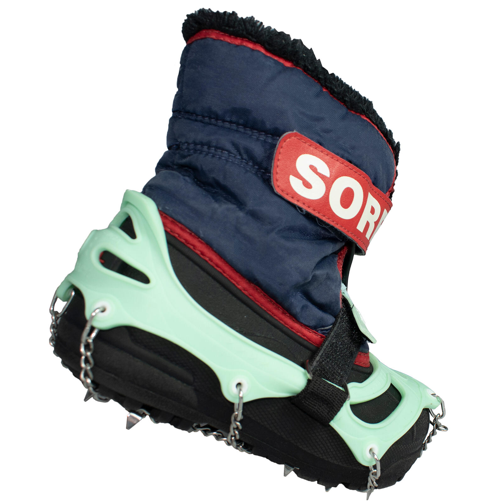 Family Track Kids Crampons à chaussures glace neige 4/6