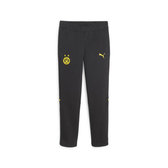 Pantalon Borussia Dortmund Football Casuals PUMA Black Cyber Yellow