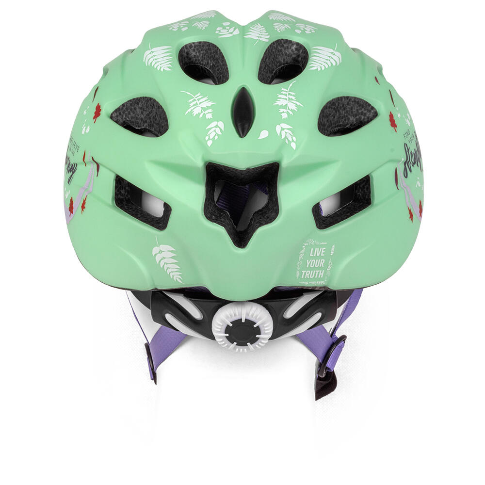 Mädchen-Fahrradhelm In-Mold Frozen, mint, Größe M 3/5