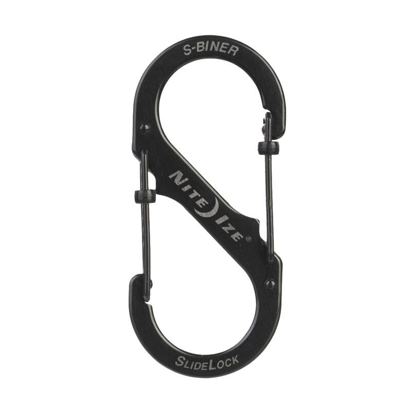 Doppel Karabiner SlideLock S-Biner Mini Schnapp Haken Größe 2