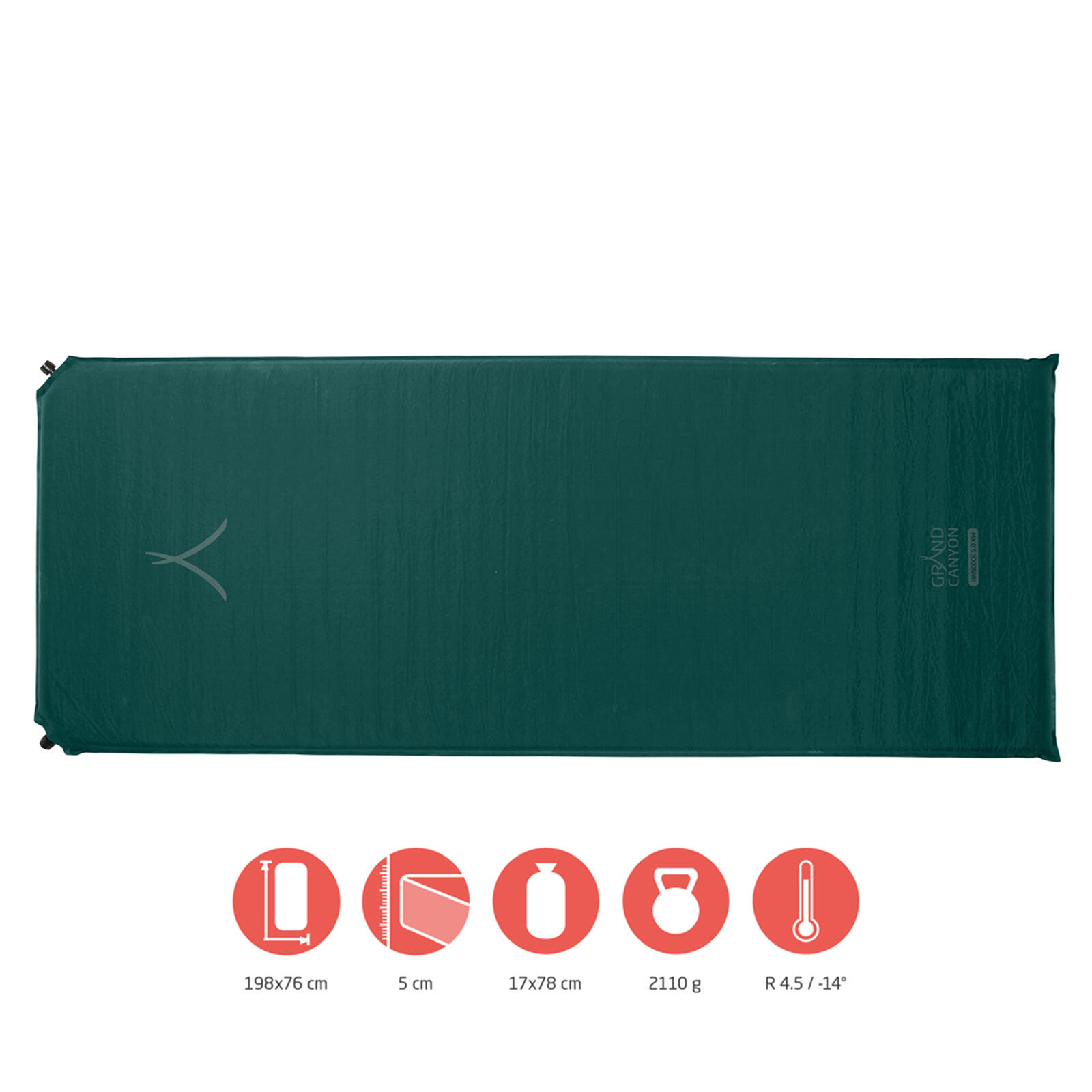 Matelas à air Hancock thermique Auto-gonflant 5.0 XW 2/7
