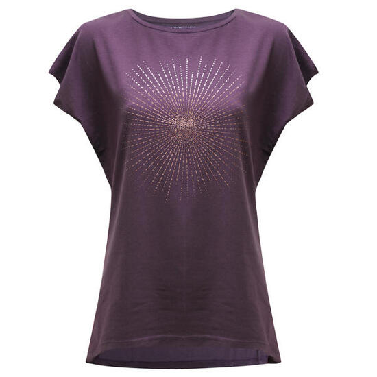 Yoga T-Shirt Batwing Yoga Damen Bordeaux Stretchig YOGISTAR