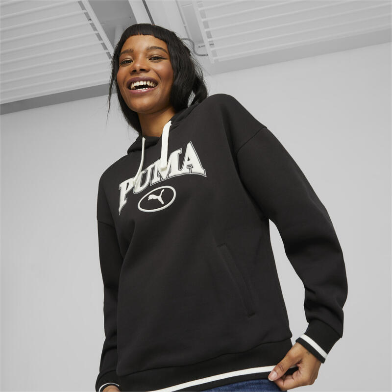 PUMA SQUAD hoodie voor dames PUMA Black