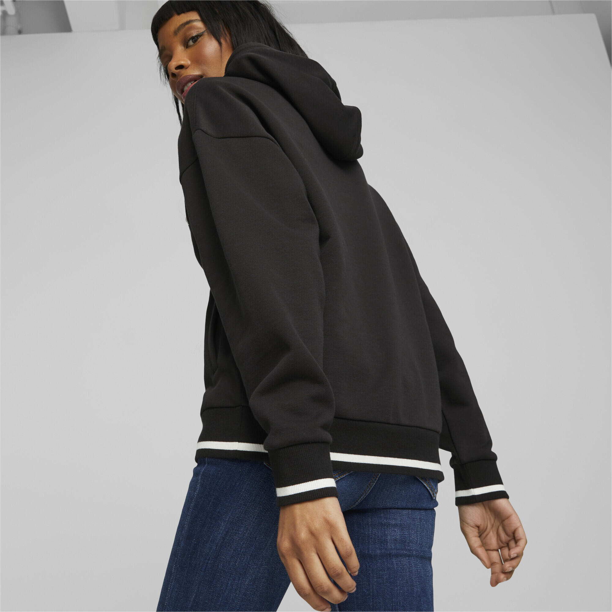 Hoodie PUMA SQUAD Femme PUMA Black 5/6
