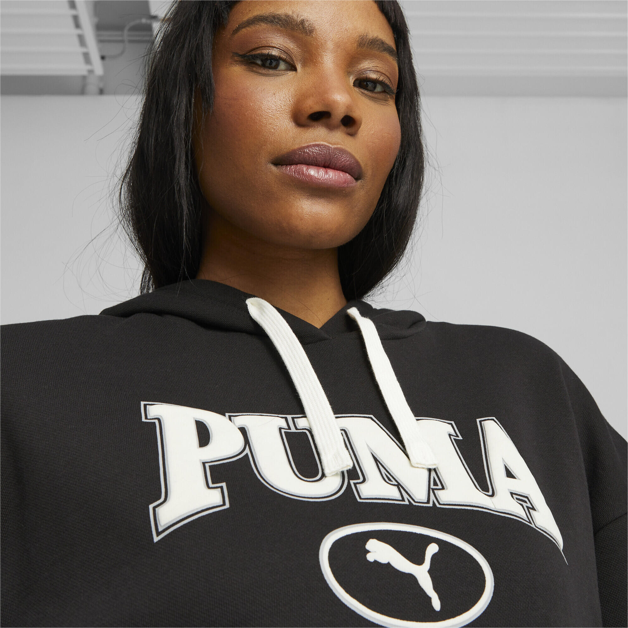 Hoodie PUMA SQUAD Femme PUMA Black 3/6