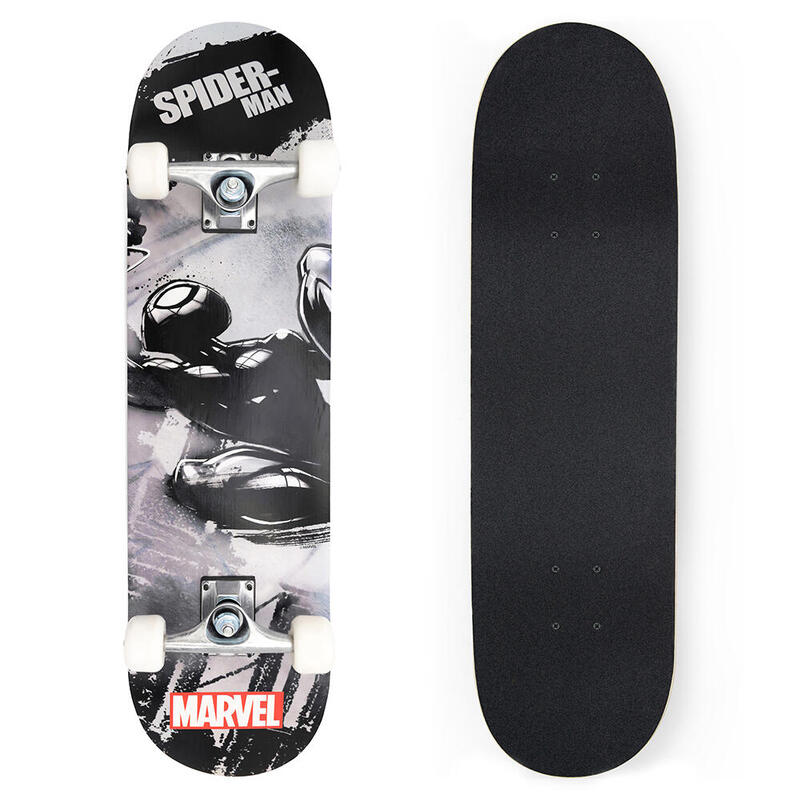 Skateboard en bois 31" pour enfants - Spider Man