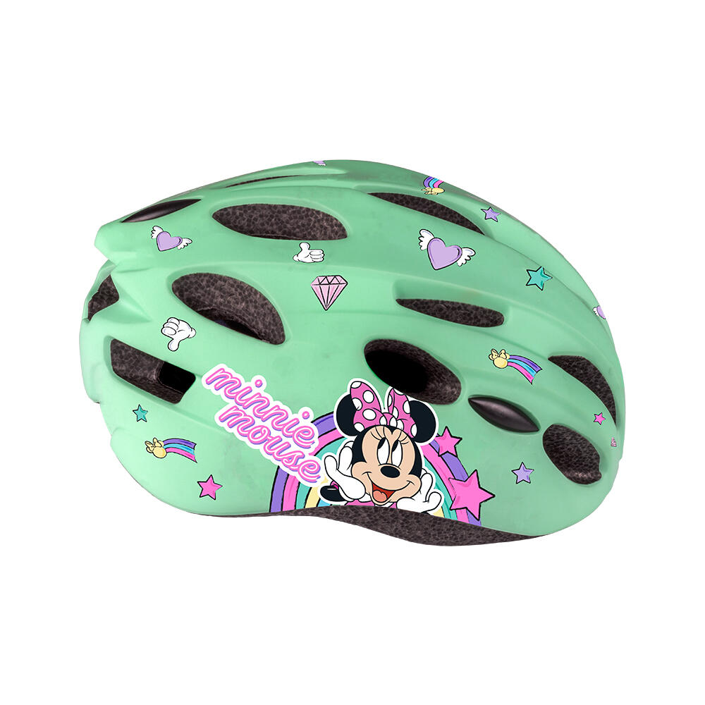 Casque de vélo pour fille Minnie In-Mold, menthe, taille M 2/5