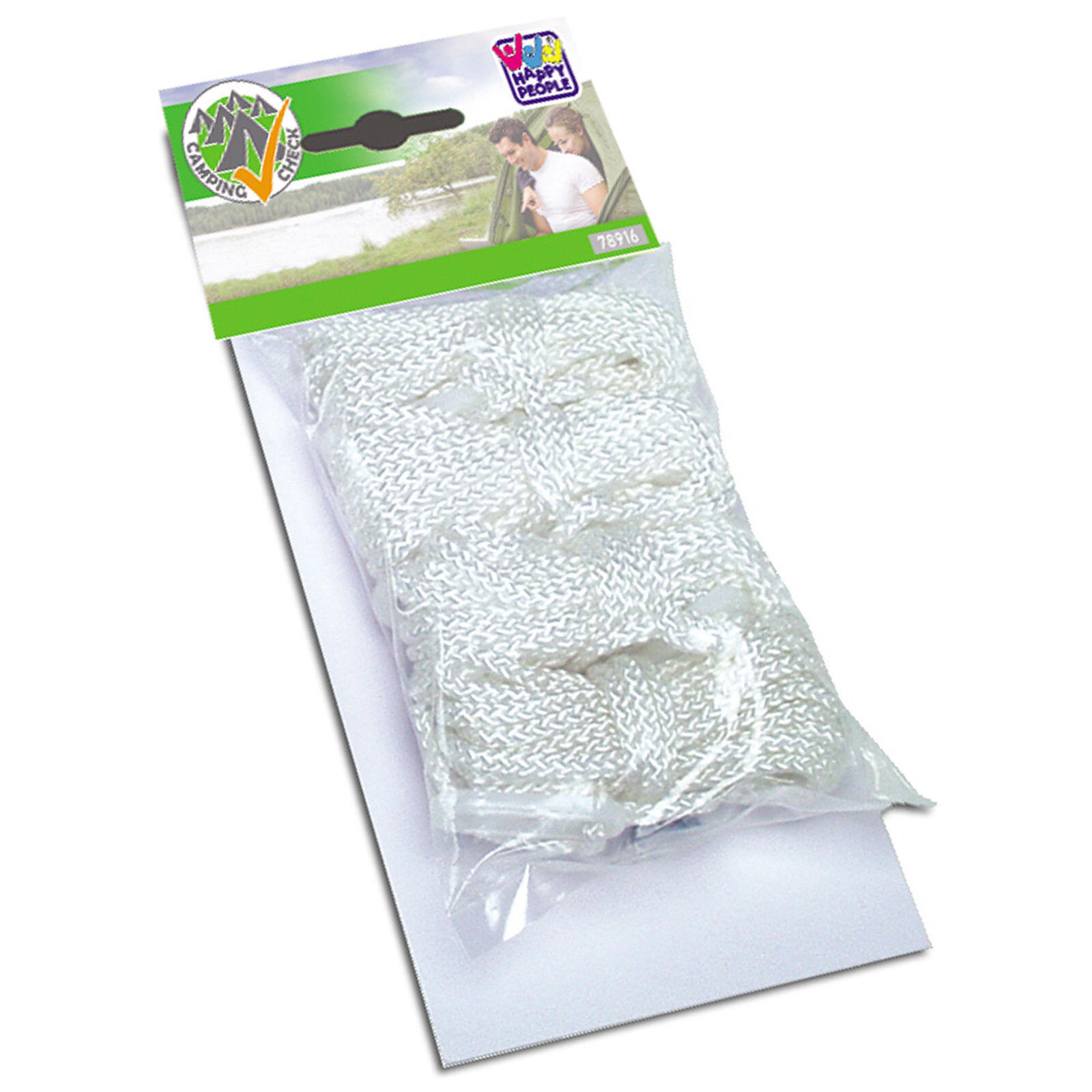 HAPPY PEOPLE 4 x 4 m con tenditore a tre fori Corda per tende Corda per campeggio Ø 4 mm