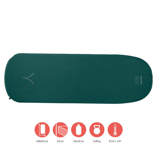 Isomatte Hattan Camping Thermomatte Luftbett Schlaf Matte Bett Selbstaufblasend