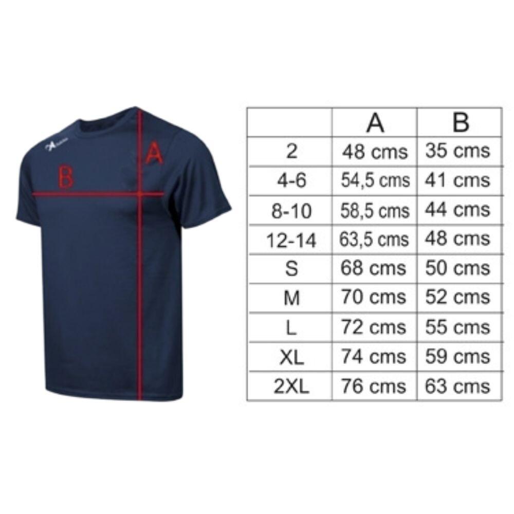 Camiseta de Fútbol para Niños Asioka Premium Naranja Poliéster 5/6