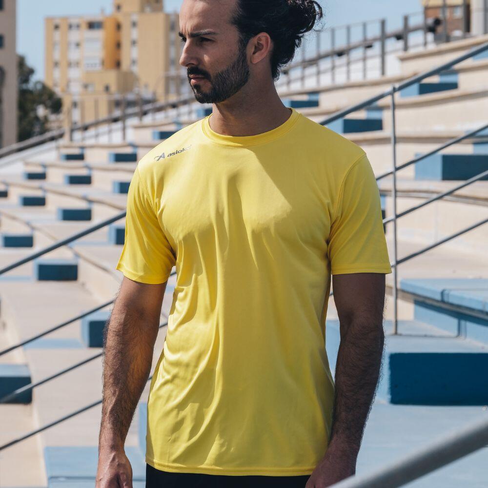 Camiseta de Fútbol para Hombre Asioka Premium Amarillo Poliéster 2/6