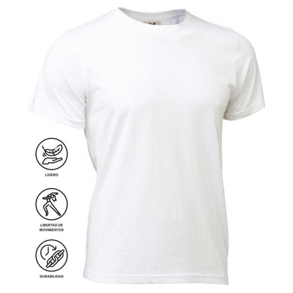 Camiseta Fitness Hombre Asioka Silver Blanco 2/6