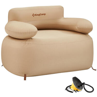 Air lounger opblaasbaar campingzitje glamping tuinmeubilair