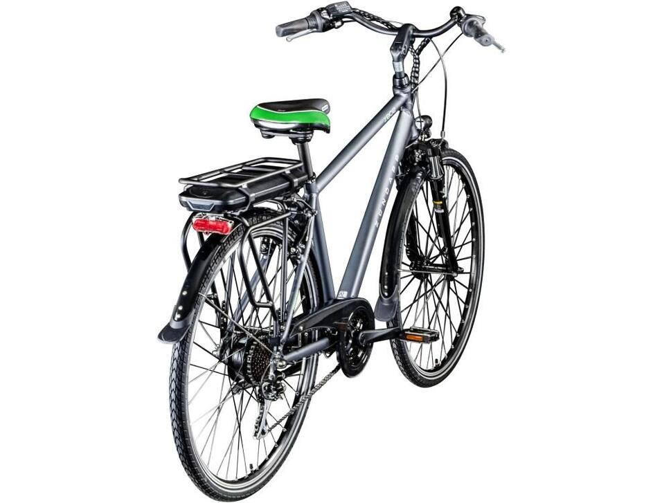 Rower elektryczny Zundapp trekking szary rama 19 cali