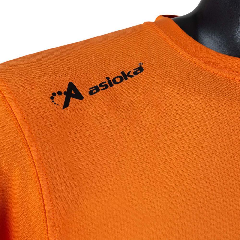 Camiseta de Fútbol para Niños Asioka Premium Naranja Poliéster 3/6