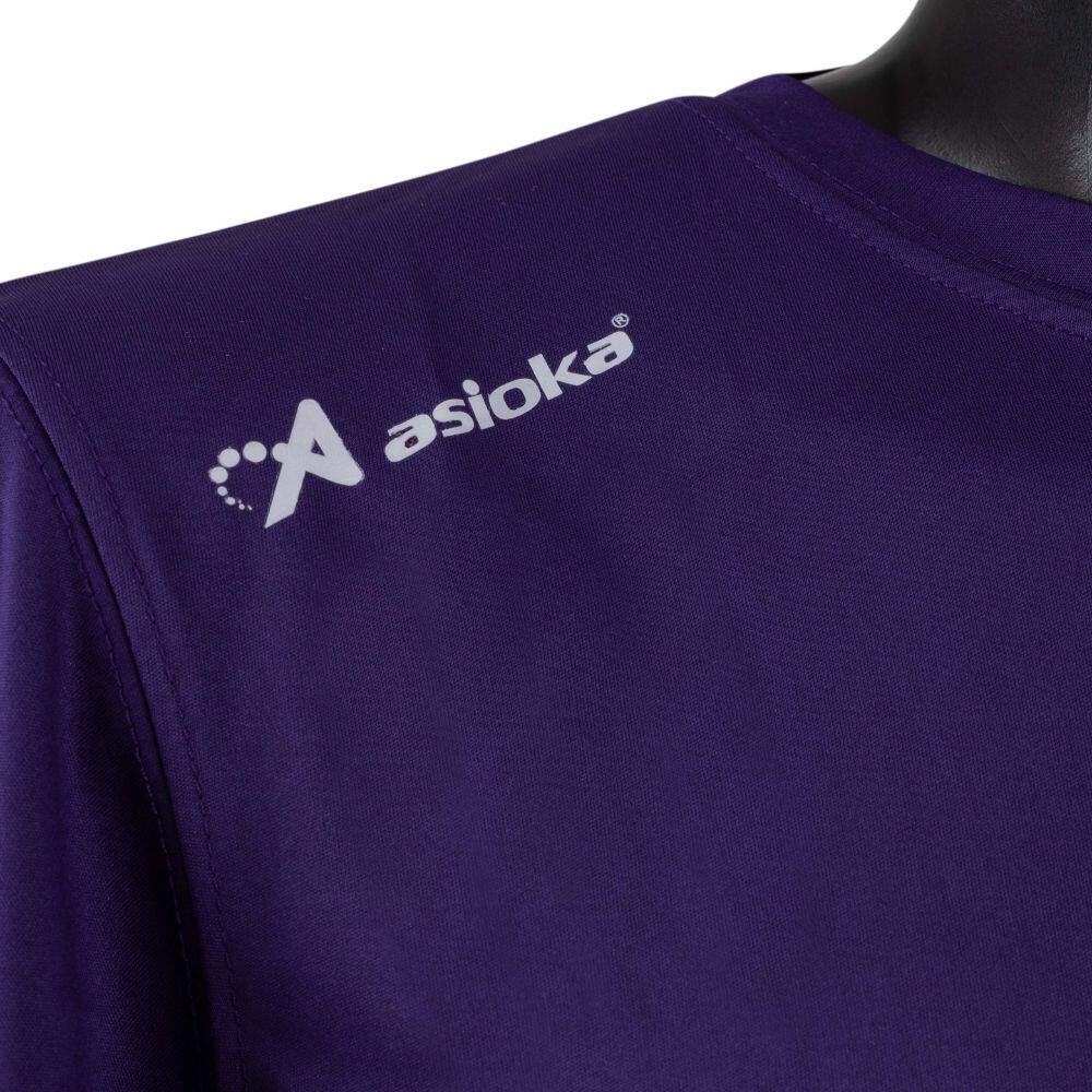Camiseta de Fútbol para Hombre Asioka Premium Lila Poliéster 4/6