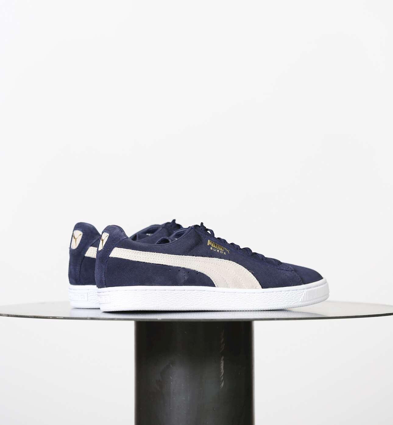 Baskets Puma Suede Classic + Bleu Adulte 3/3