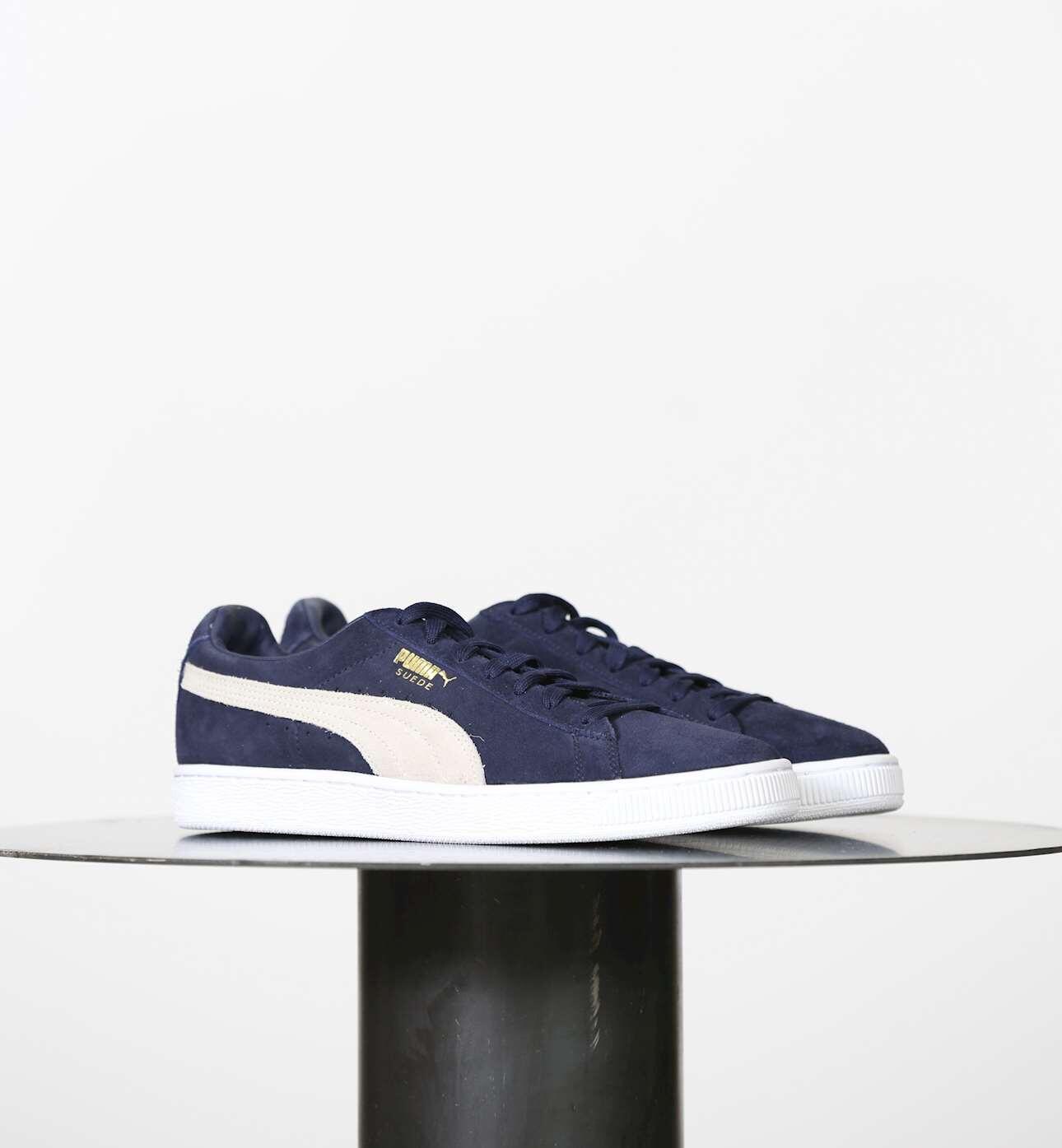 Baskets Puma Suede Classic + Bleu Adulte 2/3