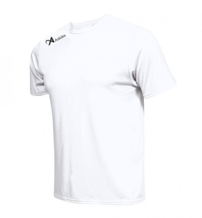 ASIOKA Camiseta de Fútbol para Hombre Asioka Premium Blanca Poliéster