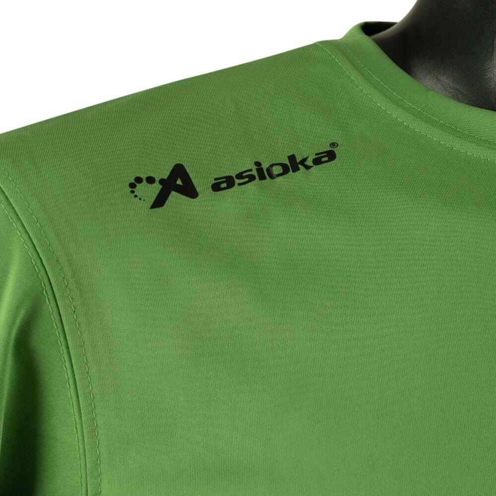 Camiseta de Fútbol para Hombre Asioka Premium Verde Poliéster 4/6