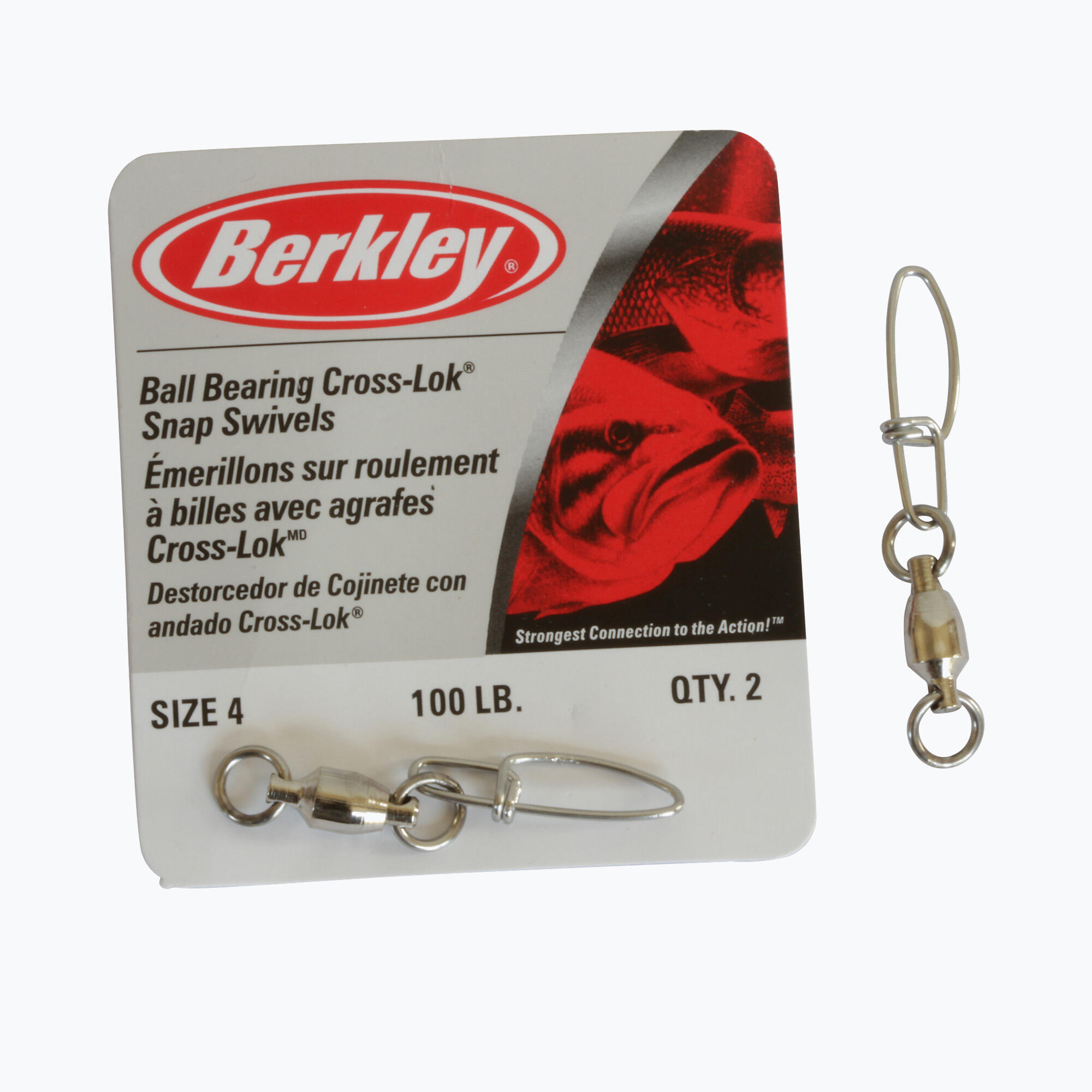 Krętliki spinningowe Berkley Mc Mahon Bb With Snaps Swivel 2/2
