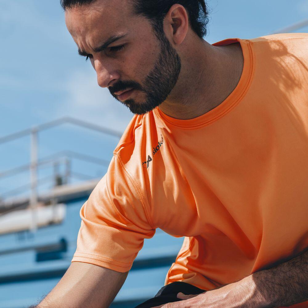 Camiseta de Fútbol para Niños Asioka Premium Naranja Poliéster 2/6