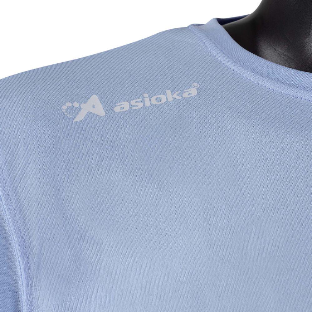 Camiseta de Fútbol para Hombre Asioka Premium Azul Celeste Poliéster 4/6