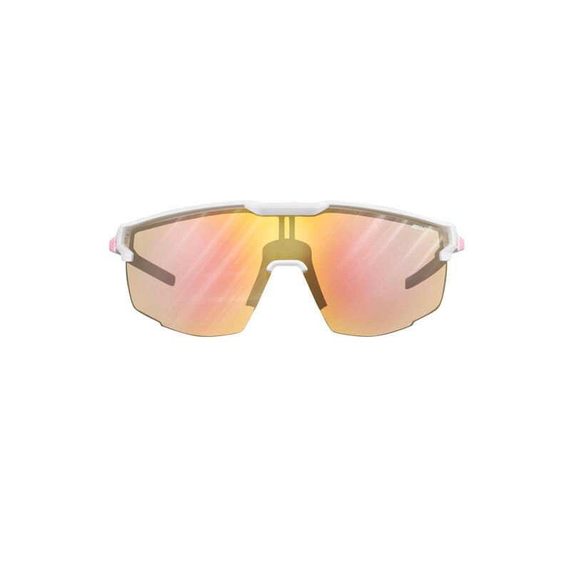 Fahrradbrille Ultimate Reactiv 1-3 Light Amplifier weiß-rosa