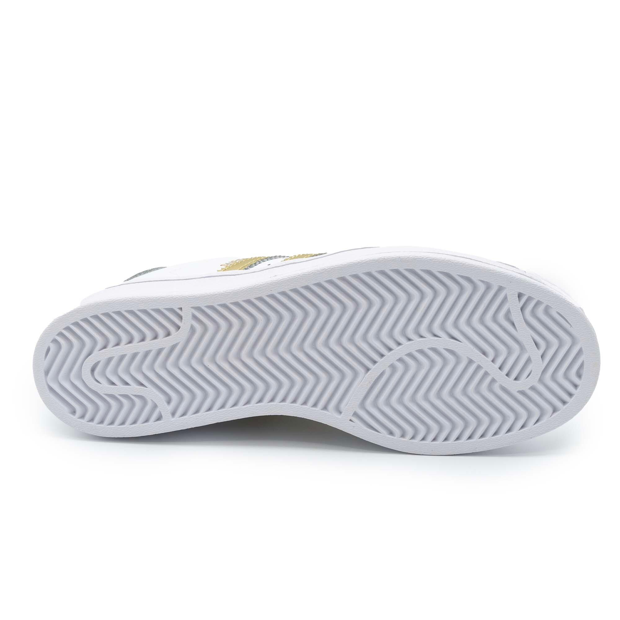 Zapatillas Adidas Original Superstar W Oro Blanco Mujer 5/5