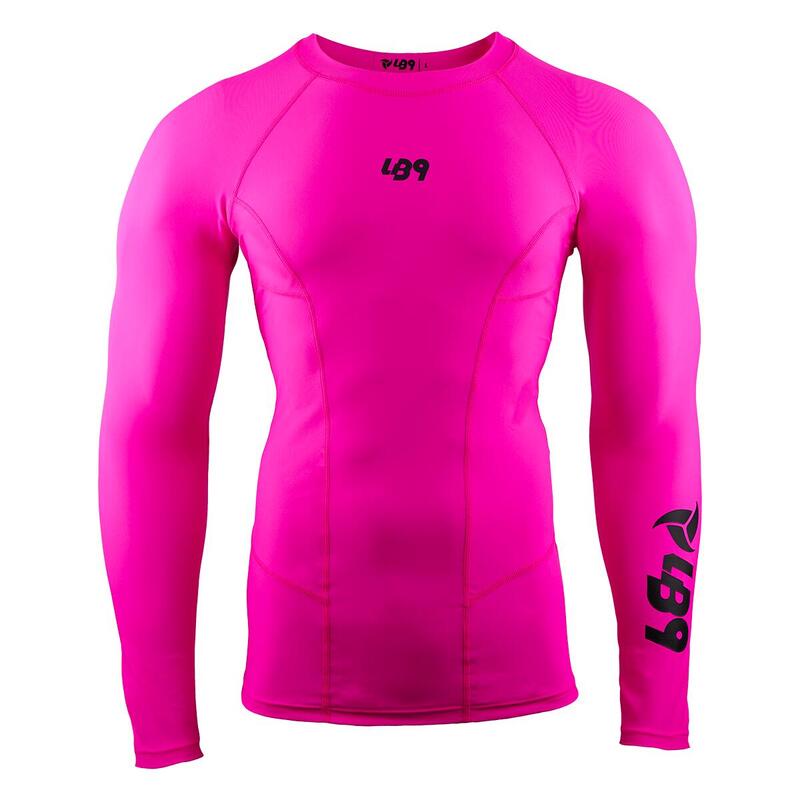 Maglia Anti UV Rashguard per Canoa, Kayak e SUP - Fucsia