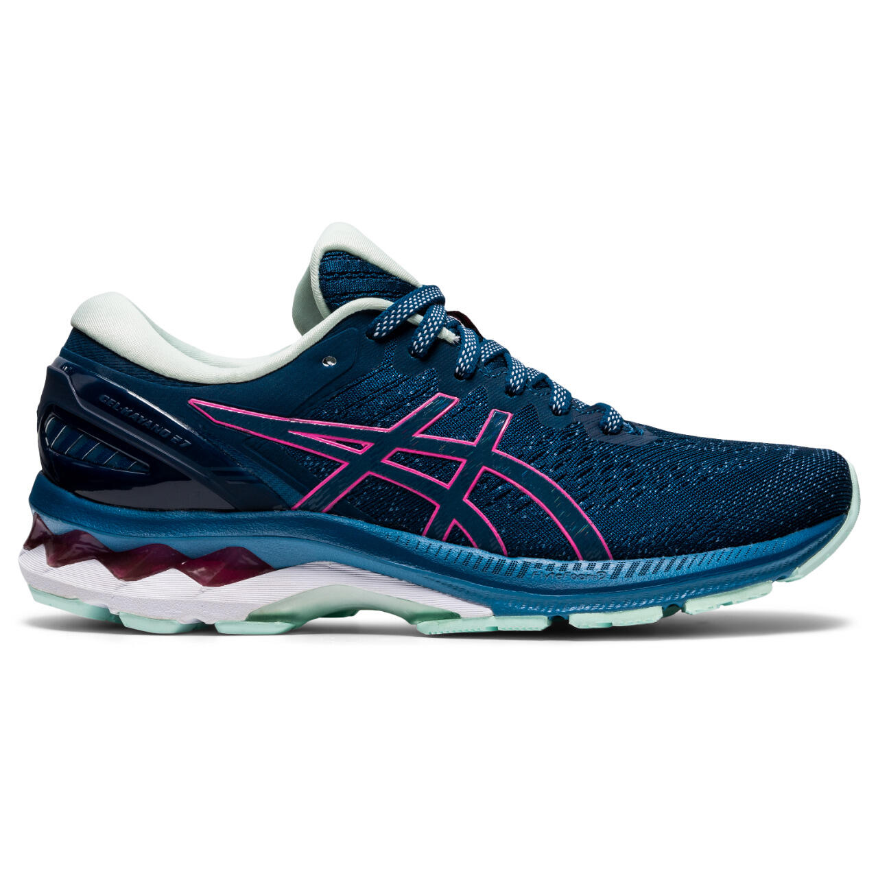 ASICS Asics Gel-Kayano 27 Womens Blue Running Shoes