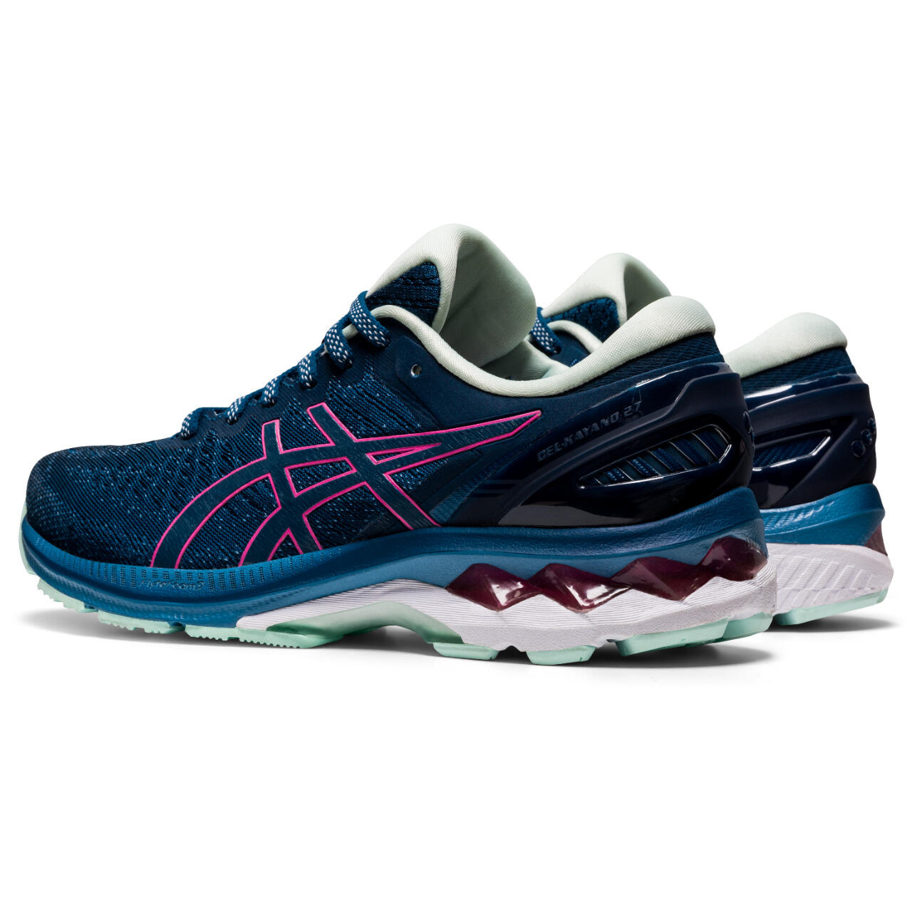 Asics Gel-Kayano 27 Womens Blue Running Shoes 5/5