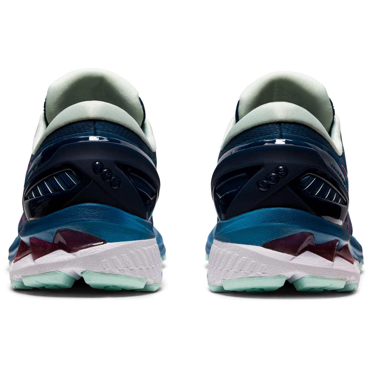 Asics Gel-Kayano 27 Womens Blue Running Shoes 4/5