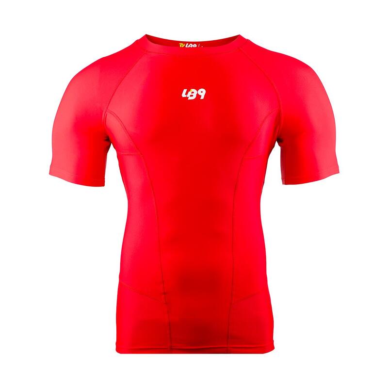 Camiseta Rashguard anti-UV para piragüismo, kayak y SUP - Rojo