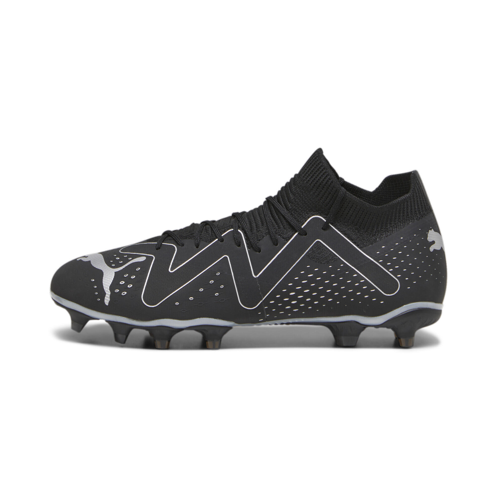 FUTURE MATCH FG/AG Fußballschuhe Herren PUMA Black Silver Metallic 5/7