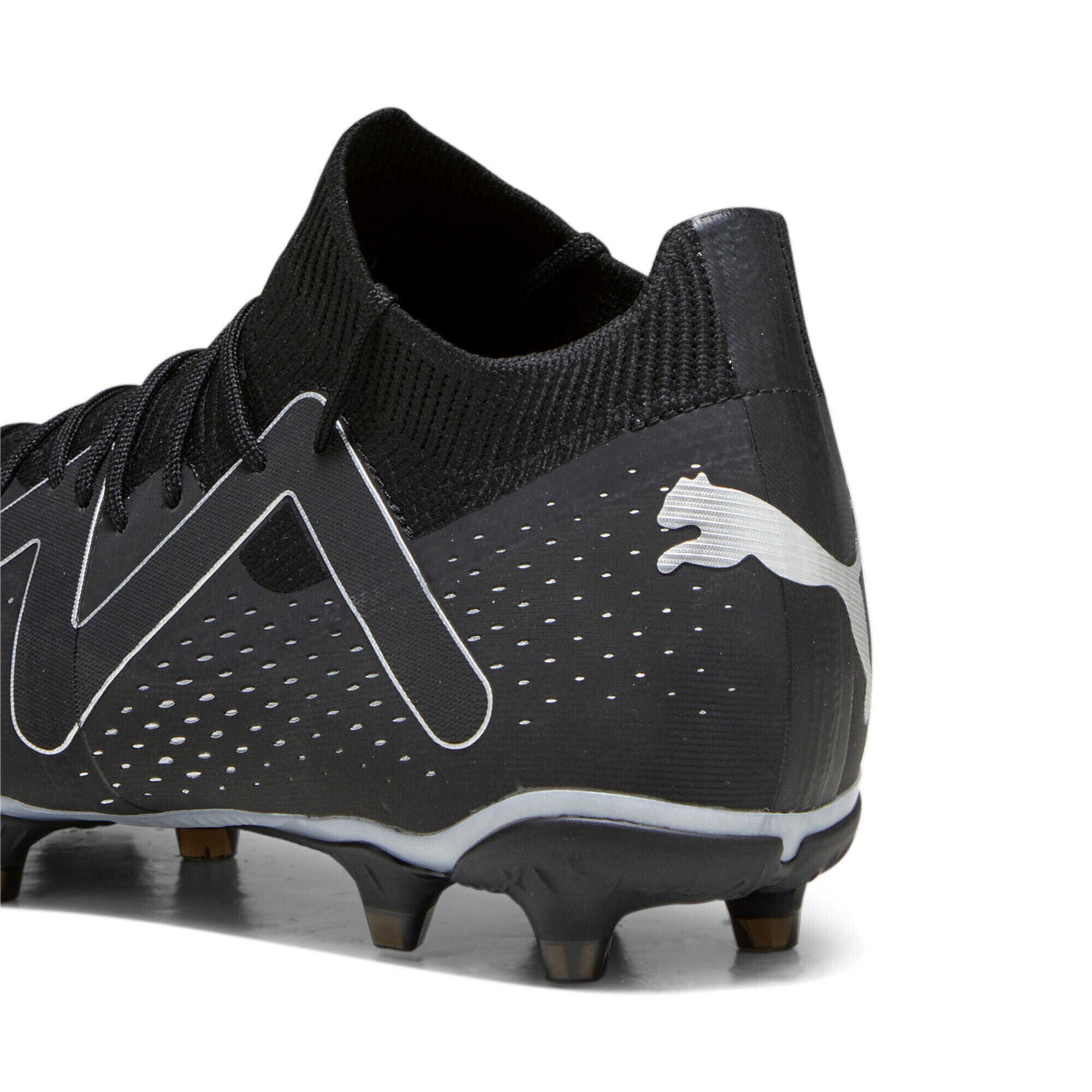 FUTURE MATCH FG/AG Fußballschuhe Herren PUMA Black Silver Metallic 4/7