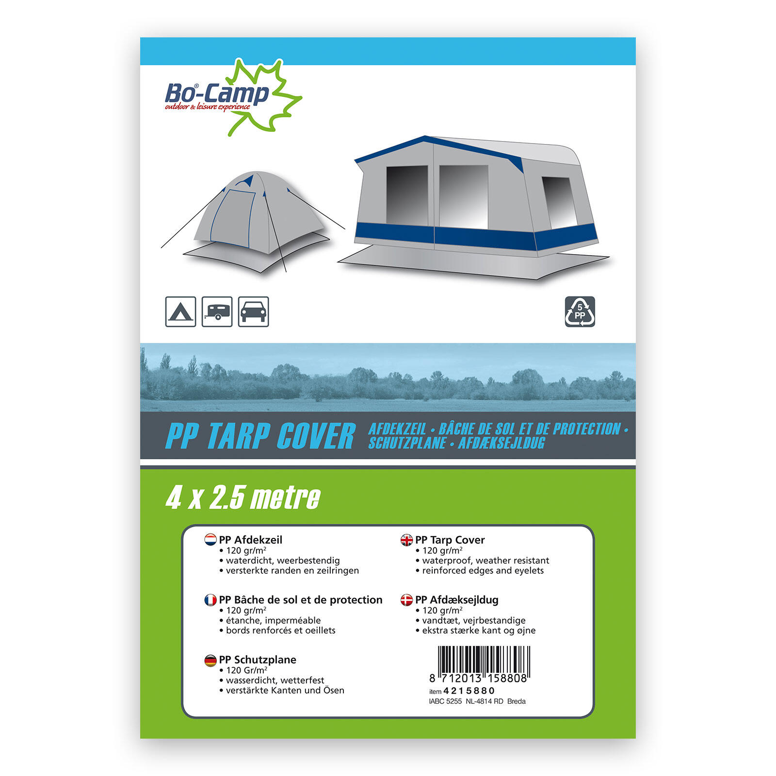 Afdekzeil - 4x2 3/5