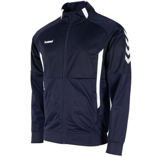 Hummel Authentic Veste Polyester Hommes - Marine / Blanc