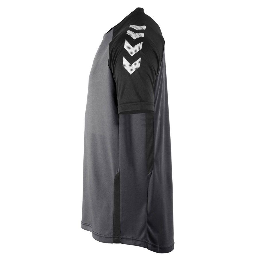 Hummel Aarhus Maillot Manches Courtes Hommes - Noir / Anthracite 5/6