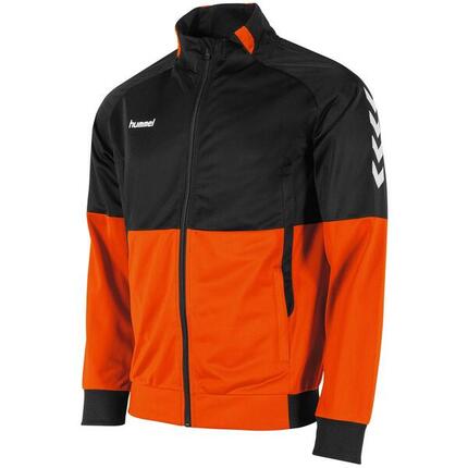 Veste - training - enfants - colorblock, confortable - noir/orange