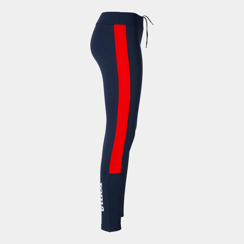 Legging long Femme Joma Eco championship bleu marine rouge