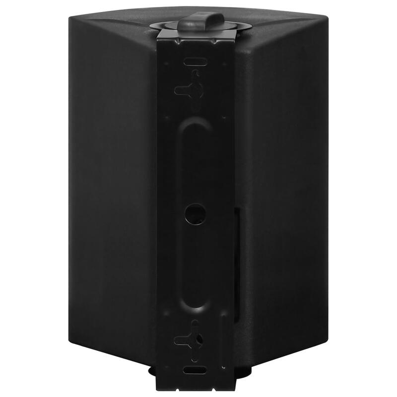 Colunas de som para parede interior/exterior 2 pcs 100 W preto